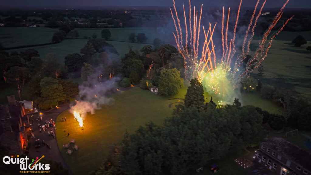 Wrenbury Hall Wedding Fireworks