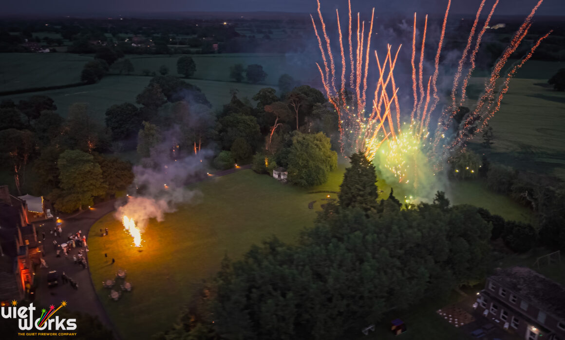 Wrenbury Hall Wedding Fireworks